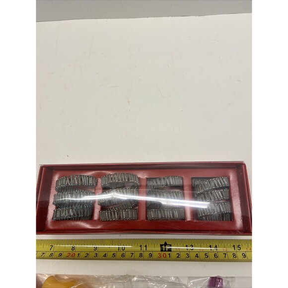 Pier 1 Imports Beaded Napkin Rings Set of 4 Silver In Gift Box - Picture 4 of 5
